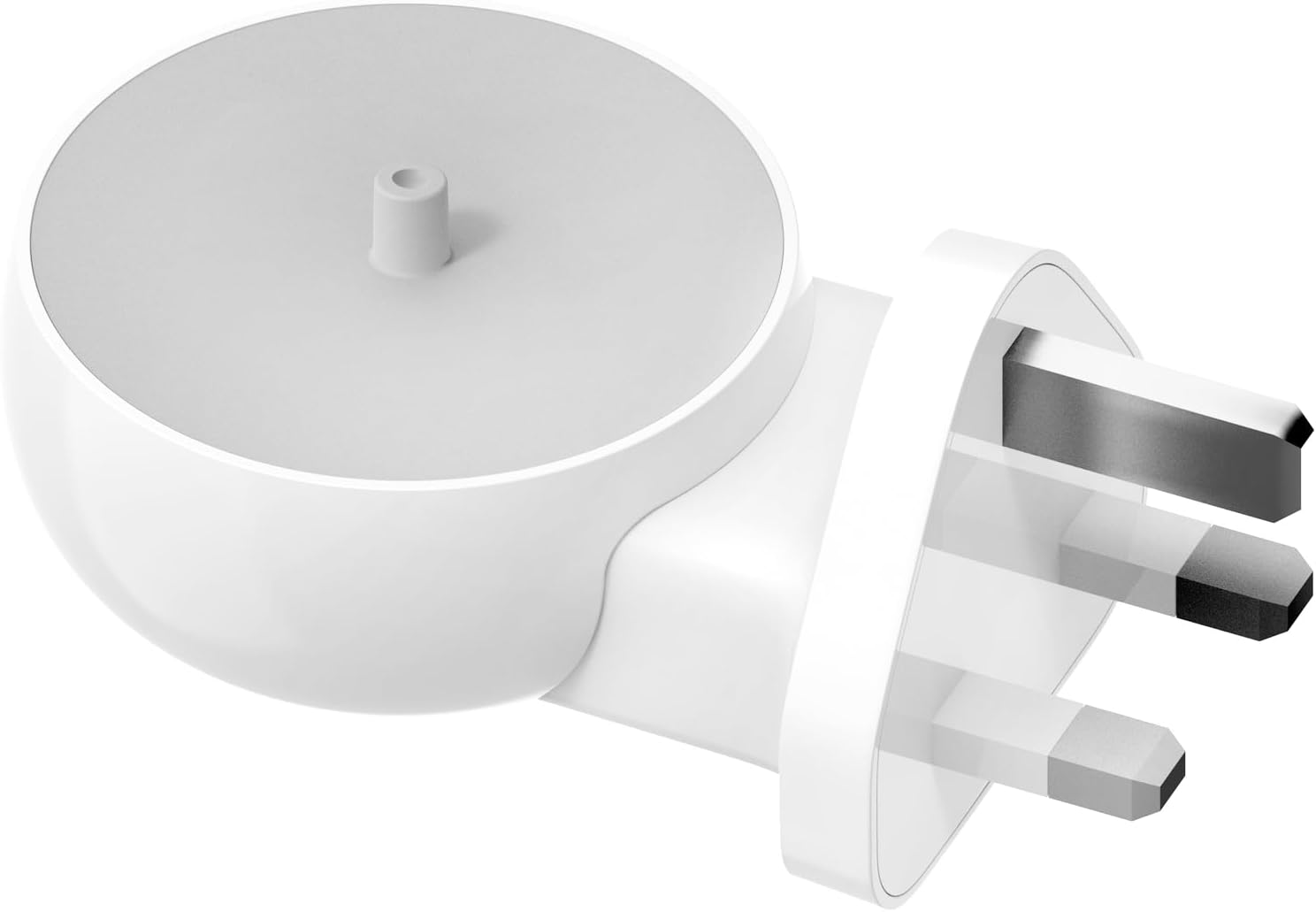 2-in-1 Wall Charger for Philips Sonicare Electric Toothbrush, Charger Base for Philip 1100 3100 4100 4300 4500 5100 5300 6000 6100 6300 7000 Serie, IPX5, White