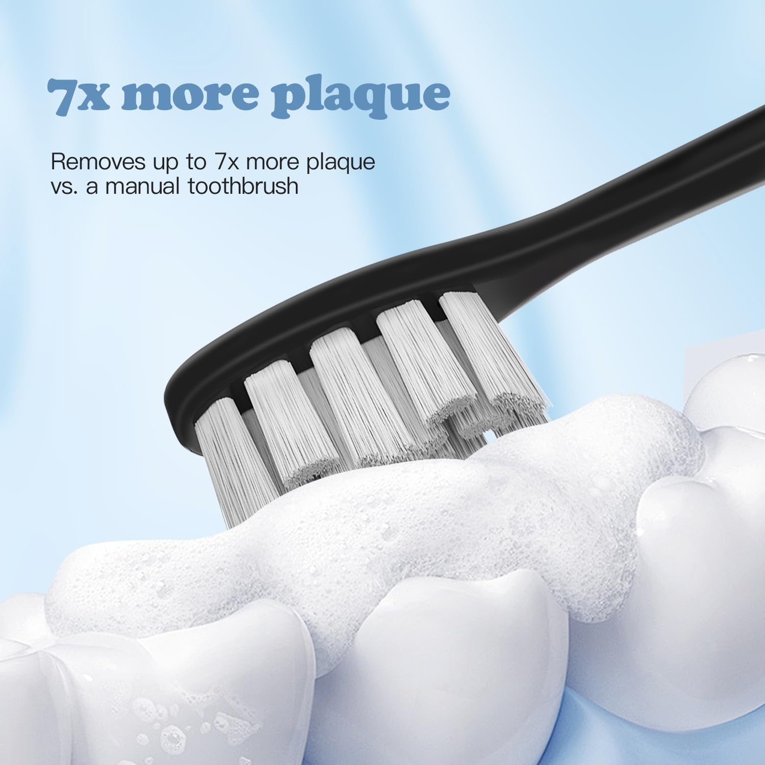 6 Pack Replacement Brush Heads Compatible With Oclean Electric Toothbrush for Spark, Flow, X Pro, X Elite, X Digital, X Lite, X10, X Ultra, Air2, F1