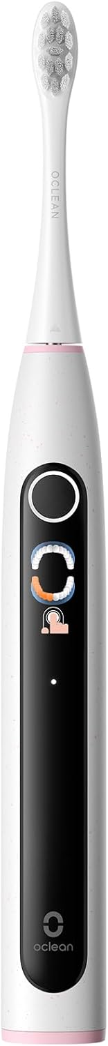 Oclean Schallzahnbürste X Lite Grau, Elektrische Zahnbürste mit 5 Putzmodi, Electric Toothbrush mit 40 Tage Akkulaufzeit, IPX7 Wasserdicht, 72000VPM, SmarTimer, EasyStart, Grau