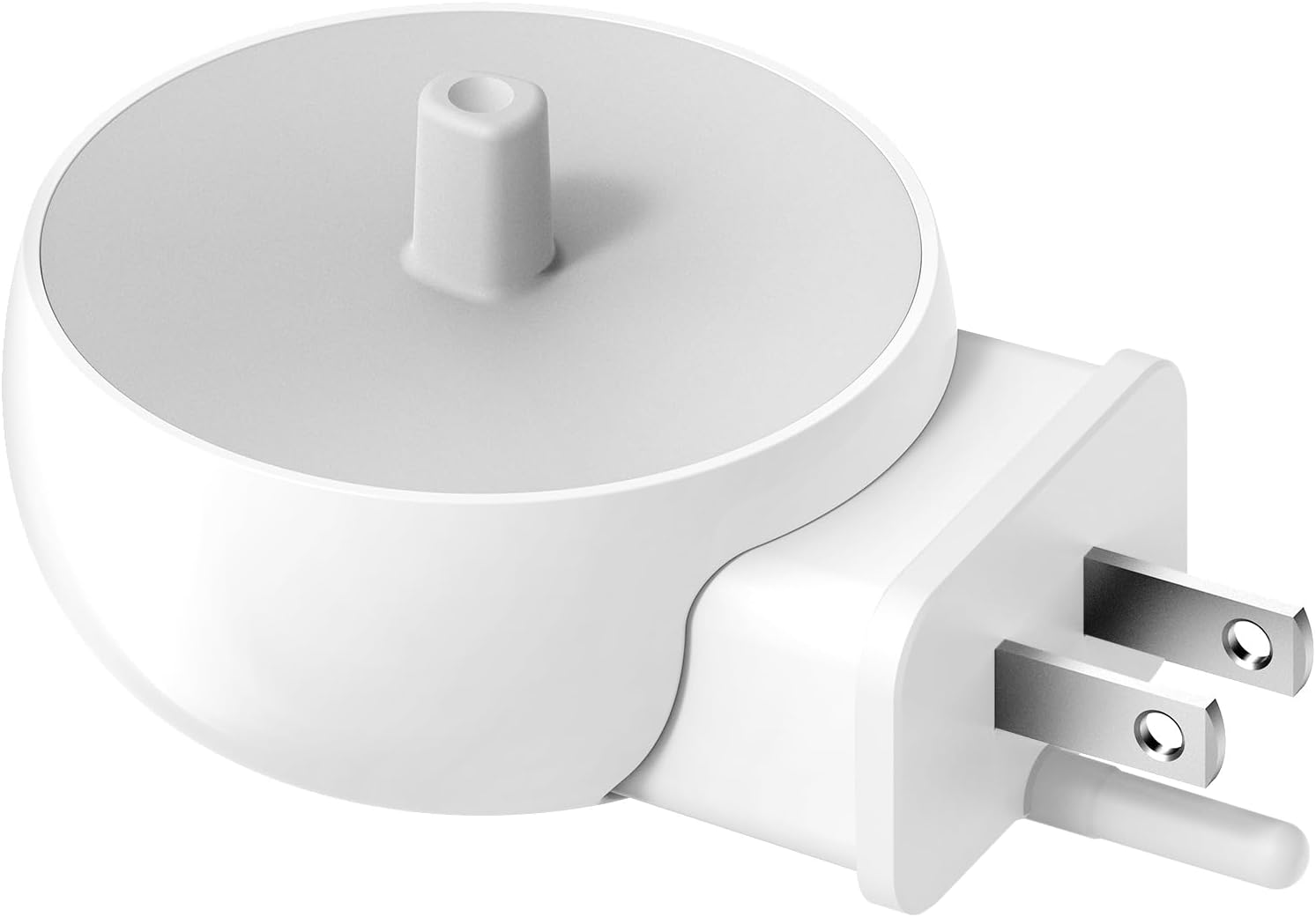 2-in-1 Wall Charger for Oral-B Braun Electric Toothbrush, 3-Port US Plug Charger Base for Oral B Genius Pro Smart Vitality Kids io2 io3 io4 io5 io6 Serie, IPX5, White
