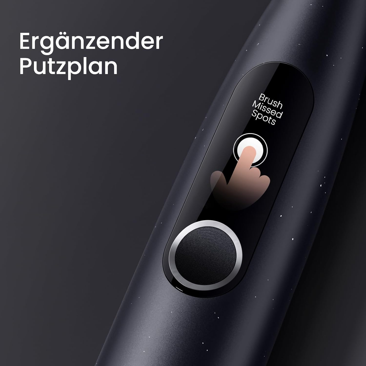 Oclean Schallzahnbürste X Series Pro Digital Travel Set mit Touch-Display, 6 Zahnbürstenköpfe mit Reiseetui, 3 Modi Elektrische Zahnbürste mit Timer & 30 Tage Akkulaufzeit, Sternlila