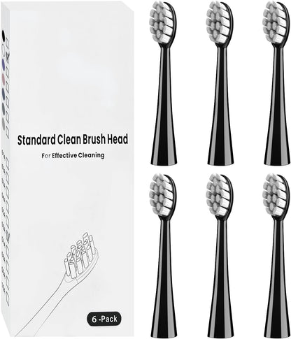 6 Pack Gum Care Replacement Brush Heads Compatible with Oclean Electric Toothbrush Heads for Oclean Spark, Flow, X Pro, X Pro Elite, X Pro Digital, X Lite, X Ultra, Air2, F1